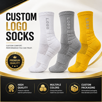 Chaussettes de sport personnalisées avec logo, respirantes, en maille tricotée, pour la course à pied, l'entraînement, la salle de sport et les activités de plein air