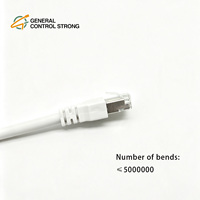 Kabel Ethernet Cat6 Grosir POE CCTV RJ45 Kabel Jaringan Luar Ruangan Tahan Air Kamera Keamanan Massal CE RoHS OEM ODM