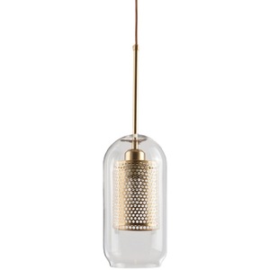 Lámpara Colgante de Cristal de Estilo Nórdico con una Sola Esfera, Lámparas Colgantes Transparentes de Estilo Industrial Retro Creativo - Product Image 6