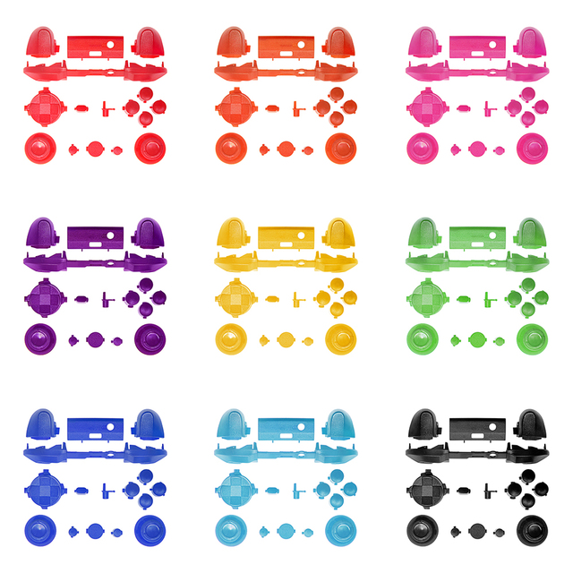 Replaced ABS Solid Buttons Set for Xbox Series S X Thumb Stick Dpad Trigger Button Replacement for Xbox Series X S Controller