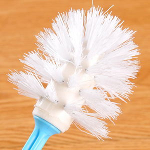 High Quality Eco-Friendly Durable Handheld Toilet <b>Brush</b> Holder Set Plastic <b>Cleaning</b> <b>Brushes</b> Customized Colors Bathroom Colorful - Product Image 4