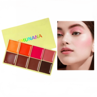 Fard à joues personnalisé à marque privée, fard à joues crème végétarien de haute qualité, palette de fard à joues hautement pigmentée, maquillage crème, fard à joues imperméable