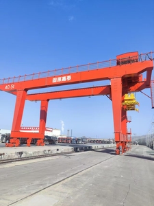 Kran Gantry Kontainer Beroda Rel Kapasitas 40-<span class=keywords><strong>ton</strong></span> <span class=keywords><strong>60</strong></span>-<span class=keywords><strong>ton</strong></span> untuk Pelabuhan Changyuan, dengan Gearbox Motor Bearing untuk Penanganan Kontainer 20 kaki dan 40 kaki - Product Image 4