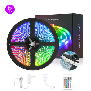 Tira de luces Led Rgb, lámpara con control remoto táctil de 220V, venta directa de fábrica - Product Image 1
