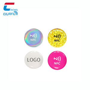 Stiker label rfid anti-logam Nfc pasif harga grosir stiker label rfid cetak kode Qr 213 label nfc pintar - Product Image 3