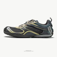 Chaussures d'entraînement radar Paris Black Warrior pour hommes et femmes, basses, en maille, style pieds nus, rétro, décontractées, respirantes, à lacets, lumineuses, pour l'été