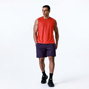 Wholesale <b>Men</b> Athletic <b>Sleeveless</b> Tank Top 100% Polyester Lightweight Breathable Sports Muscle Tank Custom Print For Outdoor Fit - Product Image 1