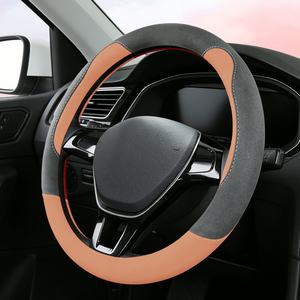 Nouvelle Housse de <span class=keywords><strong>Volant</strong></span> de Voiture en Daim 38cm 2026, Motif Dessin Animé, Universelle Toutes Saisons, pour Femmes - Product Image 1