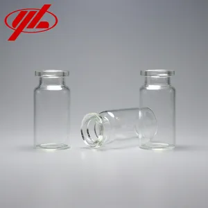 Стерильная 8 мл прозрачная нейтральная боросиликатная USP тип I трубчатые стеклянные бутылки Флаконы от поставщика