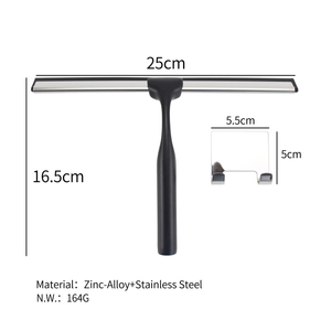 Biểu Tượng Tùy Chỉnh Bạc + Cửa Sổ Màu Đen Rửa Lau Làm Sạch Lau Ma Thuật Trowel Squeegee Cửa Sổ Squeegee Thủy Tinh - Product Image 4