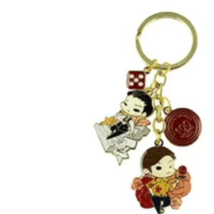 Cá nhân hoá tùy chỉnh kim loại keyrings làm cho logo công ty của bạn Die Cast kim loại Key chains Keychain Maker - Product Image 6