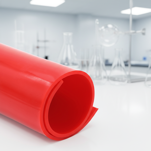 1.25 밀도 맞춤형 실리콘 고무 시트 식품 등급 고품질 내열 및 내유성 섬유 삽입 - Product Image 1