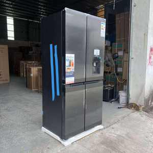 591L Four Door Titanium Silver Gray Stainless Steel Frost-Free <b>Compressor</b> Refrigerator Energy Grade 1 Electronic Stainless Steel - Product Image 2