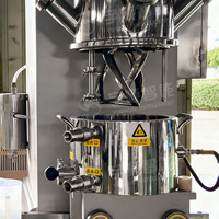 Mixer Vakum Laboratorium 5L Tipe Double Planetary untuk Saus Makanan dan Bahan R&D dengan Viskositas Tinggi