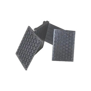 Coussin <span class=keywords><strong>de</strong></span> rail en caoutchouc rainuré pour passage à niveau ferroviaire, sous traverses en béton - Product Image 3