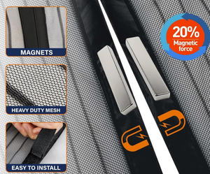 Mosquitera Magnética para Puerta, Diseño Moderno, Cortina de Poliéster, Protección <span class=keywords><strong>Contra</strong></span> <span class=keywords><strong>Mosquitos</strong></span>, Venta al Por Mayor de Fábrica 2026 - Product Image 2