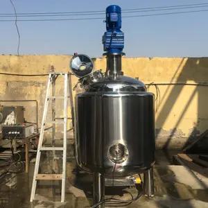 Sanitary Dairy Mixing Tank Emulisfying Tank Fermentation Tank With Cooling Jacket