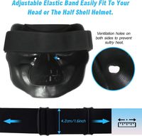 Masque intégral léger anti-UV400 pour sports de plein air, moto, VTT, airsoft, paintball, effet effrayant