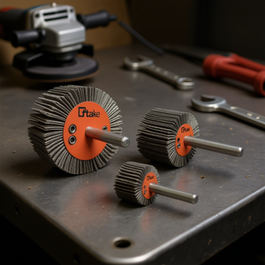 Disque à lamelles Ttake 40x30 mm AB9300, substrat en fibre, branche A45 pour disques de ponçage - Product Image 3