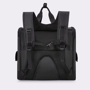 Large Breathable <b>Cat</b> <b>Backpack</b> - Durable Oxford Fabric Multi-Pocket Travel Carrier - Product Image 1