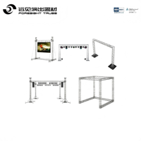 Estructura de Iluminación de Aleación de Aluminio Foresight, Soporte de TV, Mesa, Tótem, Escalera, Modelo FS34, Instalación Rápida, Soldada