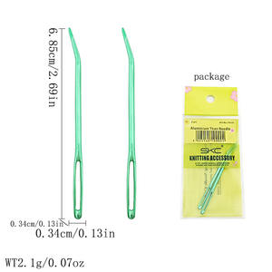 SKC bricolage <span class=keywords><strong>laine</strong></span> <span class=keywords><strong>aiguille</strong></span> grand oeil coude couture à la main <span class=keywords><strong>laine</strong></span> à tricoter <span class=keywords><strong>aiguille</strong></span> à coudre 3mm épaisseur plastique et métal matériel - Product Image 3