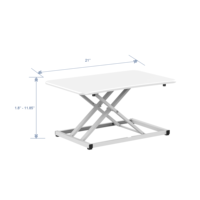 Bureau debout, élévateur de bureau, table de levage pour ordinateur, support de levage pour ordinateur, bureau pliable amovible