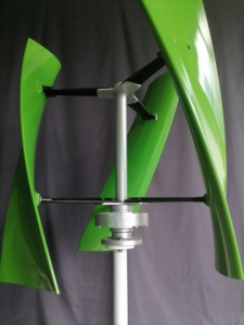 เครื่องกำเนิดไฟฟ้าแม่เหล็กแบบ X-type ขนาด 10 กิโลวัตต์ สำหรับกังหันลมแกนตั้งสีเขียว พร้อมใบพัดภายใน รุ่น NE-10000FH - Product Image 1
