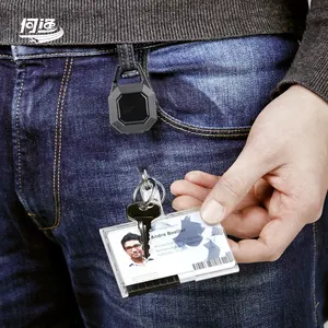 Bouncedน้ําหนัก7.7ออนซ์บินเครื่องมือตกปลาId Card Retractorล็อคเกียร์Heavy DutyพวงกุญแจRG4 ขายส่งป้ายReel