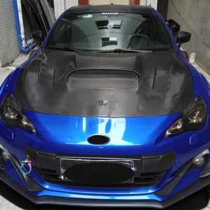Capó de Fibra de Carbono Estilo <span class=keywords><strong>WRC</strong></span> con Rejillas de Ventilación para Toyota 86 Scion FRS GT86 FT86 Subaru BRZ 2012-2019, Cubierta de Cofre Delantero - Product Image 4