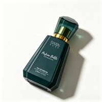 Flacon de parfum courbé 30 ml, flacon de parfum vide, flacon de Cologne Dubaï 50 ml, flacons de parfum avec logo personnalisé et emballage en boîte