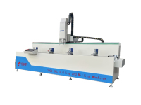 Máquina de Perforación y Fresado CNC de 3 Ejes de 3000 mm para Perfil de Aluminio, para Fabricación de Ventanas y Puertas