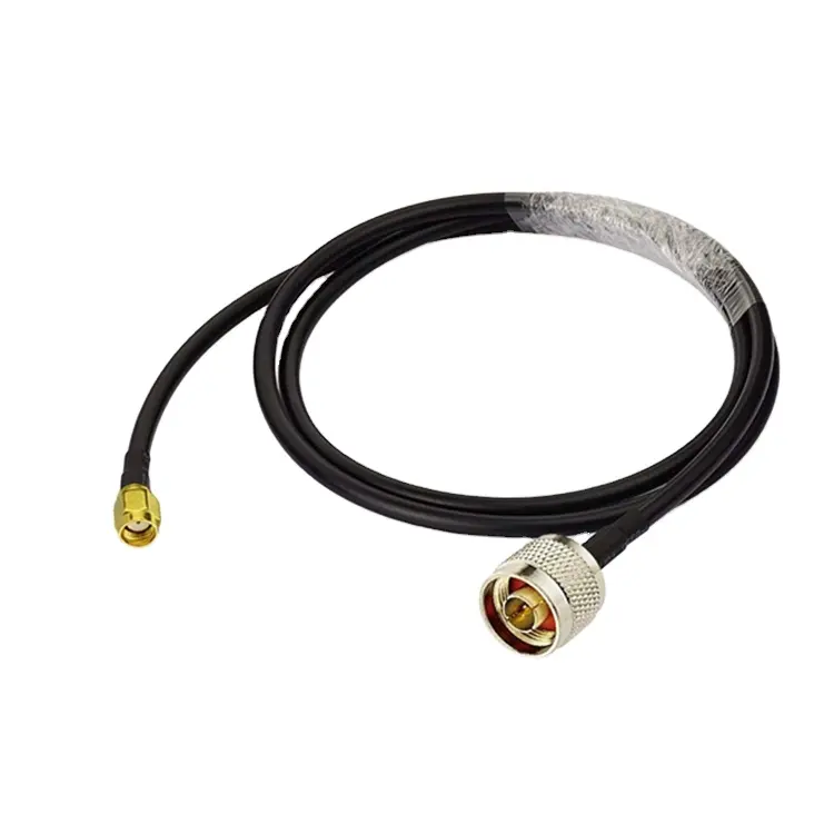 RP-SMA Male Plug to N Male RF Cable Assembly RF Connector with RG316 RG174 rg58 Coaxial Cable for 4G Antenna