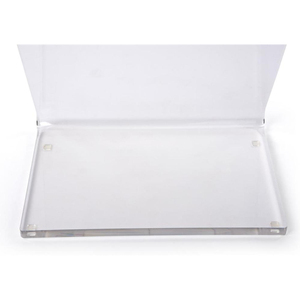 <span class=keywords><strong>Pupitre</strong></span> en acrylique transparent durable en forme de Z, présentoir de podium en lucite pour présentations, églises, mariages - Product Image 5