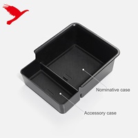 Pour MG 4 MG4 EV EH32 Mulan 2022 2023 voiture intérieur Console centrale stockage accoudoir boîte organisateur support noir accessoires 1PC