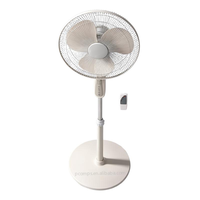 Ventilateur sur pied silencieux de 16 pouces avec minuterie, inclinaison réglable et oscillation verticale pour chambre et appartement, idéal pour la circulation de l'air
