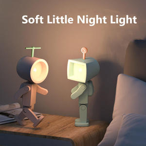 <strong>Eco</strong> Friendly Robot Night <strong>Light</strong> Battery Powered Eye Caring <strong>Light</strong> - Product Image 5