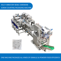 Machine d'emballage automatique multi-stations à bol vibrant pour le conditionnement de vis, boulons, écrous et accessoires de quincaillerie mixtes