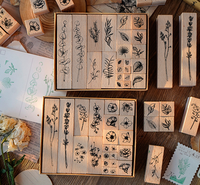 Vente en gros de tampons créatifs rétro auto-encreurs pour scrapbooking et fabrication de cartes - Jouet pour enfants en bois