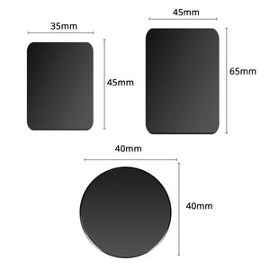 2pcs Metal Plate for Round Magnet Car Phone Holder Iron Sheet Sticker for Magnetic Mobile Phone Holder Car Stand Mount - Product Image 5