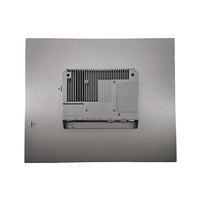 PC industriel tactile résistant sans ventilateur 19'' avec processeur Celeron 3855U, 4 Go de DDR4, étanche, 4 ports USB, 2 ports LAN, 2 ports COM, alimentation CC 9-36V - Nouveauté très demandée