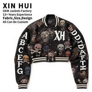 Chaqueta Bomber de Invierno Estilo Vintage Personalizada, Chaqueta de Invierno Gruesa, Suave, Cálida, Ecológica, Resistente al Viento e Impermeable, Unisex - Product Image 1