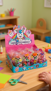 Kit per la creazione di gioielli con perline di plastica a tema cartoni animati per bambini dai 4 ai 6 anni, giocattoli fai da te - Product Image 2