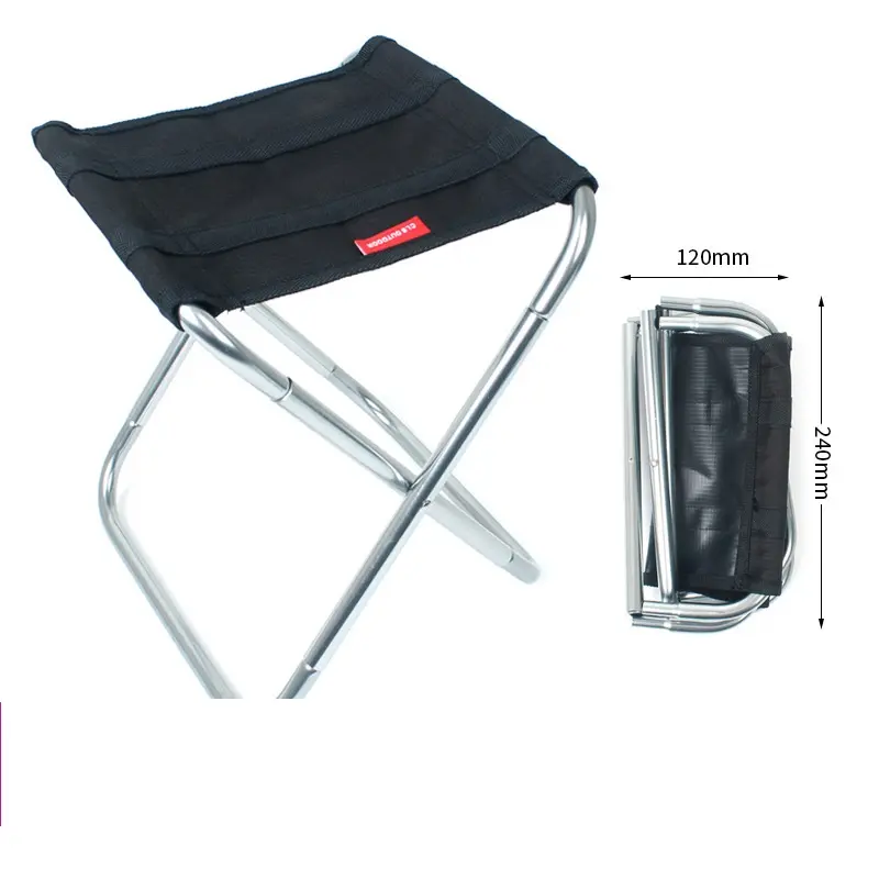 Boa qualidade portátil conveniente barato parque ao ar livre viagem pesca camping mini cadeira dobrável