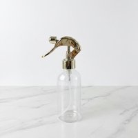 Pulvérisateur à gâchette en plastique plaqué or, distributeur d'eau, atomiseur, flacon pulvérisateur miniature de 200 ml