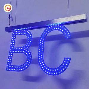 Giaguarsign produttore personalizzato Ultra sottile esterno elettronico LED segno luce pubblicità LED SMD bordo lettera segno cartele LED - Product Image 4