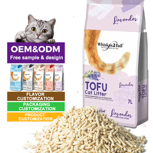 Thé vert de maïs Lavande Pêche parfum haricot caillé chat sable <span class=keywords><strong>Bio</strong></span> sans poussière agglutinant jetable <span class=keywords><strong>tofu</strong></span> litière pour chat - Product Image 5