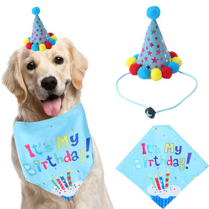 Set de Decoración <span class=keywords><strong>para</strong></span> Fiesta de Cumpleaños de Mascotas: Pancarta de Feliz Cumpleaños, Globos, Pañuelo <span class=keywords><strong>para</strong></span> Mascotas, Gorro de Fiesta, Corbata de Moño, Accesorios <span class=keywords><strong>para</strong></span> Fotos - Product Image 3