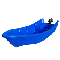 3.9m PE plastique 4 personnes bateau agricole bateau de pêche en mer avec moteur de bateau