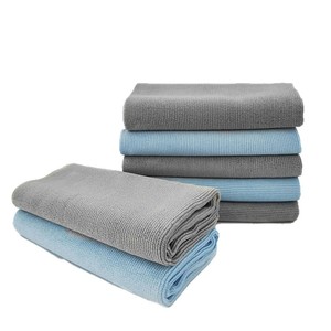 Toalla de Microfibra Kottler para Lavado de Autos, 40x40cm, 420GSM, Azul Grisáceo, para Pulir, Recubrimiento Cerámico, Encerado y Limpieza de Vidrios - Product Image 4